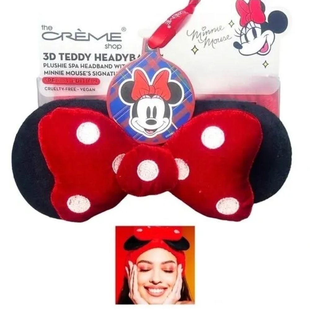 The Crème Shop Minnie Mouse Red and Black Headband Limited Edition